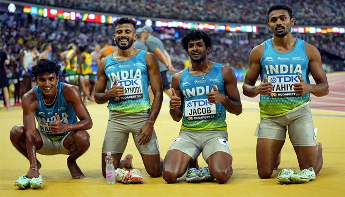 भारत की रिले टीमें राष्ट्रीय रिकॉर्ड के साथ फाइनल में