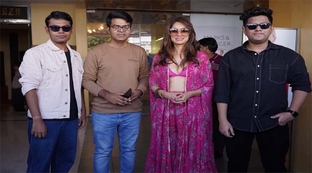Promotion of Vidya Malvade and Sachin Gupta’s film ‘Mahamrityunjay’ held in Delhi – Dainik Savera Times