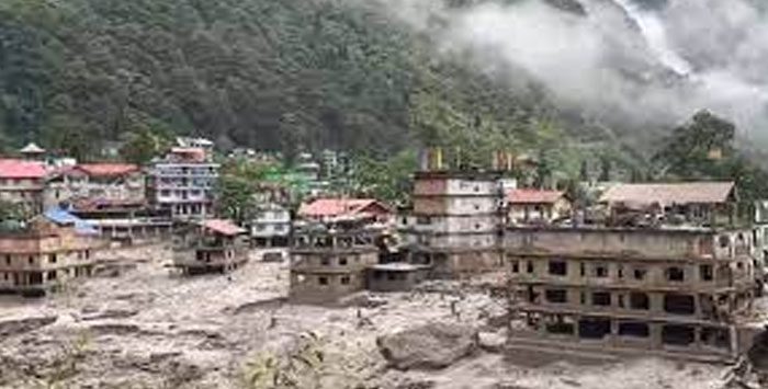 सिक्किम में अचानक आयी बाढ़ में मृतकों की संख्या बढक़र 40 हुई