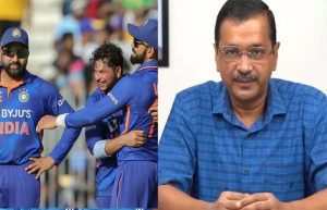 केजरीवाल ने विश्व कप मुकाबले के लिए टीम इंडिया को दी शुभकामनाएं