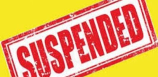 Chief Engineer suspended
