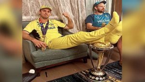 World Cup ट्रॉफी पर पैर रखने पर आया मिशेल मार्श का रिएक्शन…जानिए क्या बोले