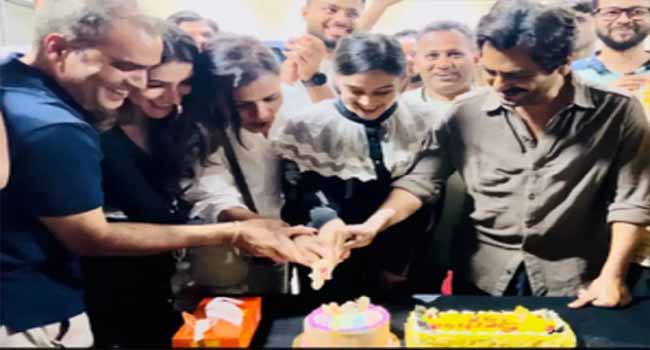 Nawazuddin Siddiqui completes shooting of crime thriller ‘Section 108’, team cuts cake