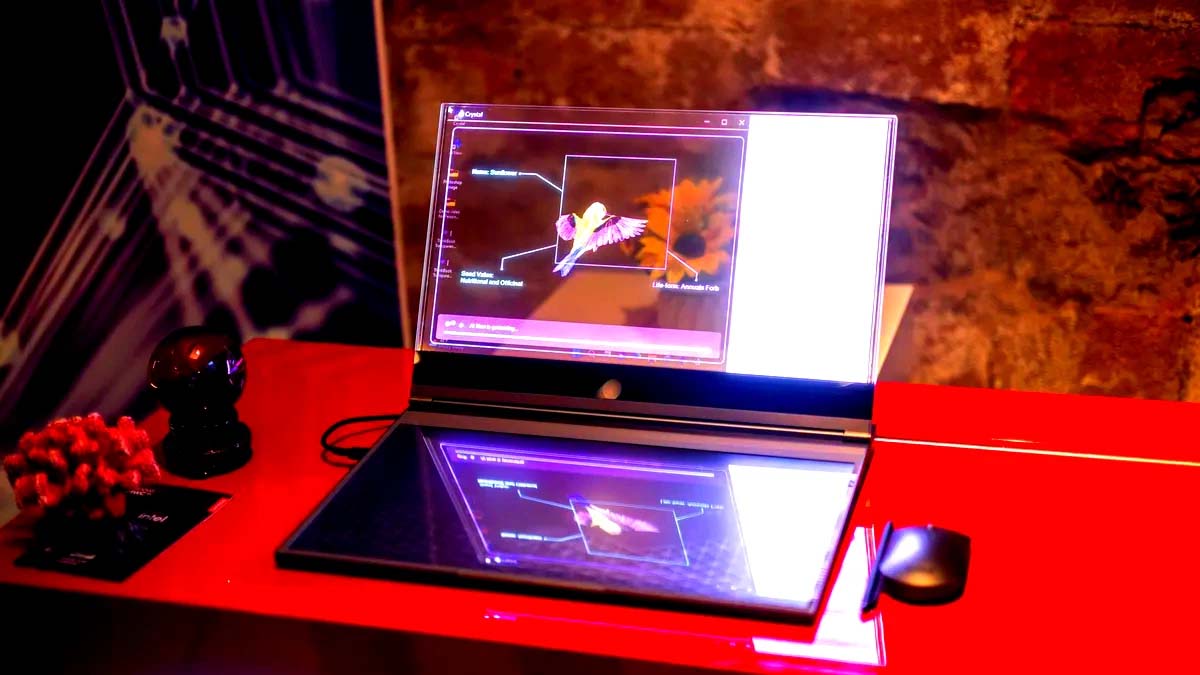 Your senses will be blown away after seeing the world’s first laptop with transparent display, know what are its features – Dainik Savera Times