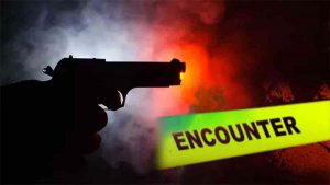 पुलिस के साथ मुठभेड़ में मारा गया 1 लाख का इनामी बदमाश