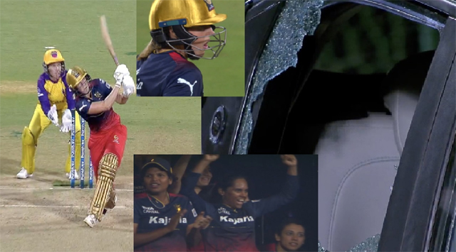 Window Breaker: RCB player Ellyse Perry’s explosive six broke the car glass, reaction went viral