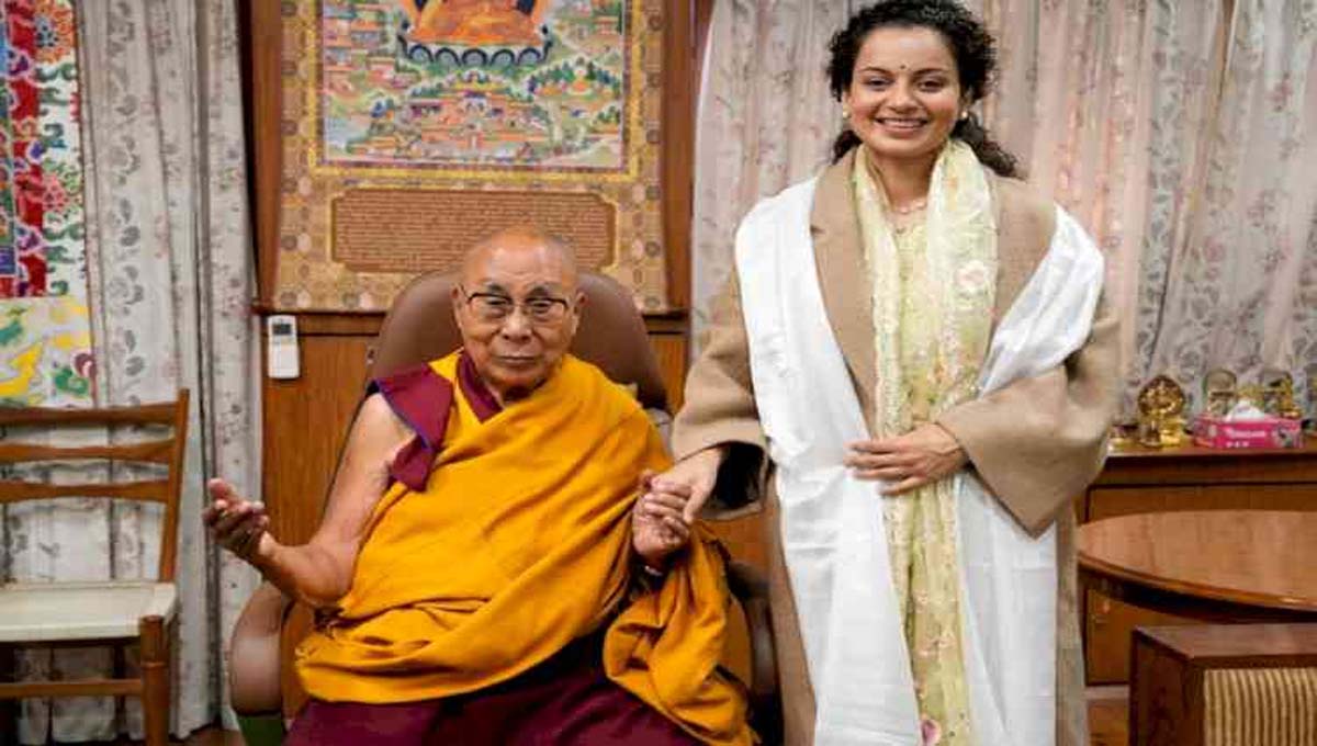 ‘Kangana Ranaut’ met Dalai Lama, also talked to the media – Dainik Savera Times