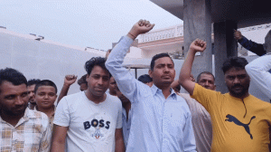 जींद के लोहचब गांव में भीमराव अंबेडकर की प्रतिमा को शरारती तत्वों ने लगाई आग, मौके पर पुलिस बल तैनात