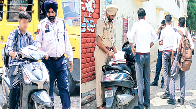 मियाद खत्म होते ही एक्शन में ट्रैफिक पुलिस, 21 चालान और 2 वाहन किए सीज