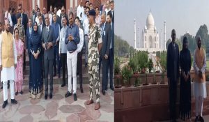 मालदीव के राष्ट्रपति Mohamed Muizzu और उनकी पत्नी Sajidha Mohamed ने ताजमहल का किया दीदार
