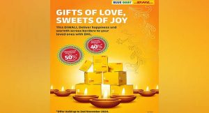 डीएचएल एक्सप्रेस ने दी दिवाली पर अंतर्राष्ट्रीय शिपमेंट के लिए 50 प्रतिशत तक की छूट