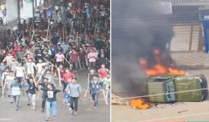 बंगलादेश में कपड़ा श्रमिकों की पुलिस व सेना के साथ हुई झड़प, लोगों ने फूंक डाली आर्मी की गाड़ियां
