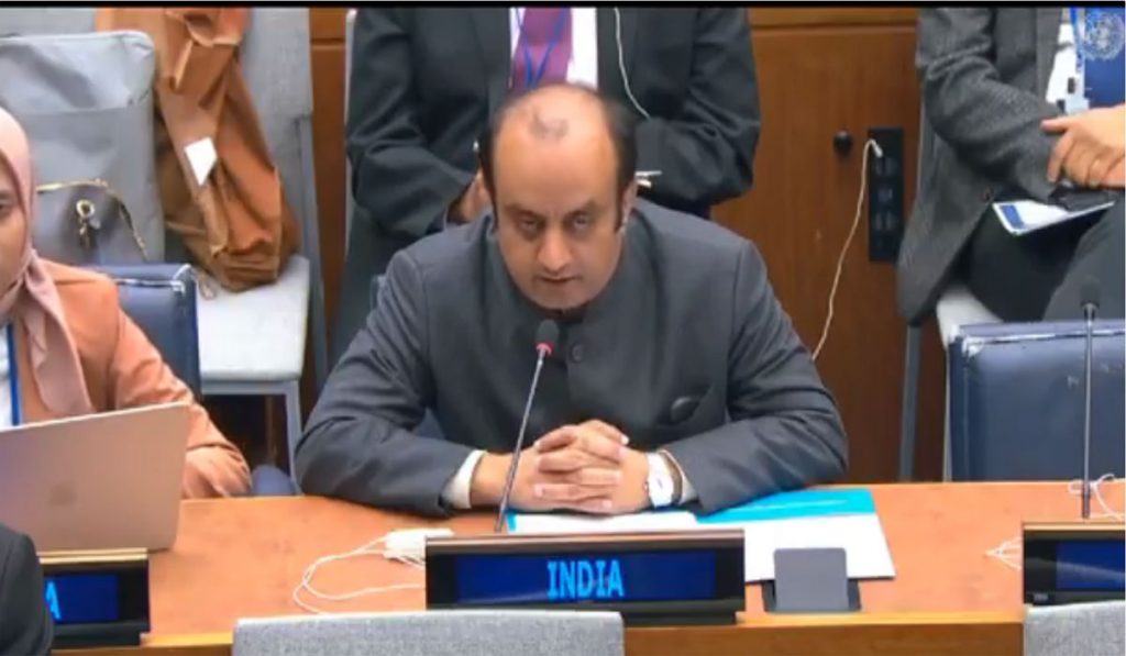Sudhanshu Trivedi Lashed Pakistan UN