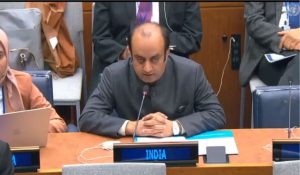 UN में Sudhanshu Trivedi ने पाकिस्तान को लगाई लताड़, कहा- जम्मू कश्मीर ‘‘भारत का अभिन्न अंग था, है, और हमेशा रहेगा’’