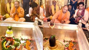 CM Yogi Adityanath ने की बाबा विश्वनाथ व कालभैरव मंदिर में दर्शन-पूजन