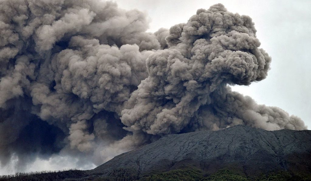 Volcano Erupted Again