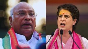 झांसी की घटना लापरवाही का नतीजा, मामले की जांच हो : खरगे, प्रियंका