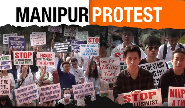 मणिपुर मुद्दे पर बीस संगठन दिल्ली में करेंगे विरोध प्रदर्शन