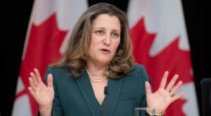 कनाडा की डिप्टी पीएम Chrystia Freeland ने दिया अपने पद से इस्तीफा