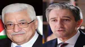Irish PM और Palestinian President की फोन पर बातचीत, क्षेत्र में शांति प्रयासों पर की चर्चा