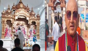 बांग्लादेश में हिंदुओं पर हो रहे हमले को लेकर इस्कॉन मंदिर में हुई प्रार्थना सभा