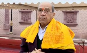 राम मंदिर का शिखर होगा स्वर्ण जड़ित : नृपेंद्र मिश्र