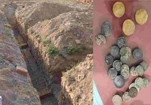 संभल में खुदाई के दौरान मिले बेशकीमती सोने के सिक्के