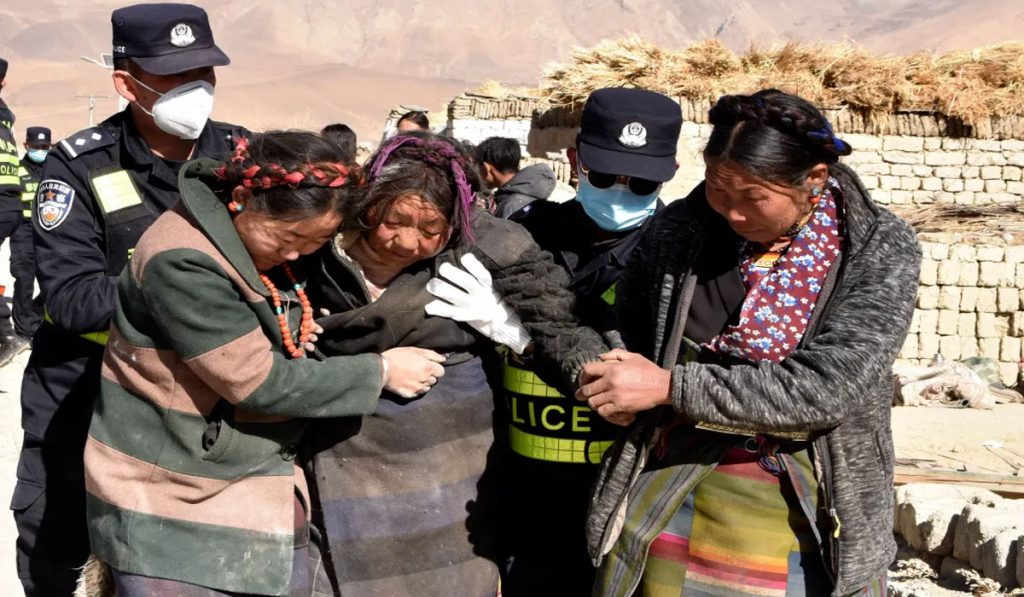 Earthquake in Tibet