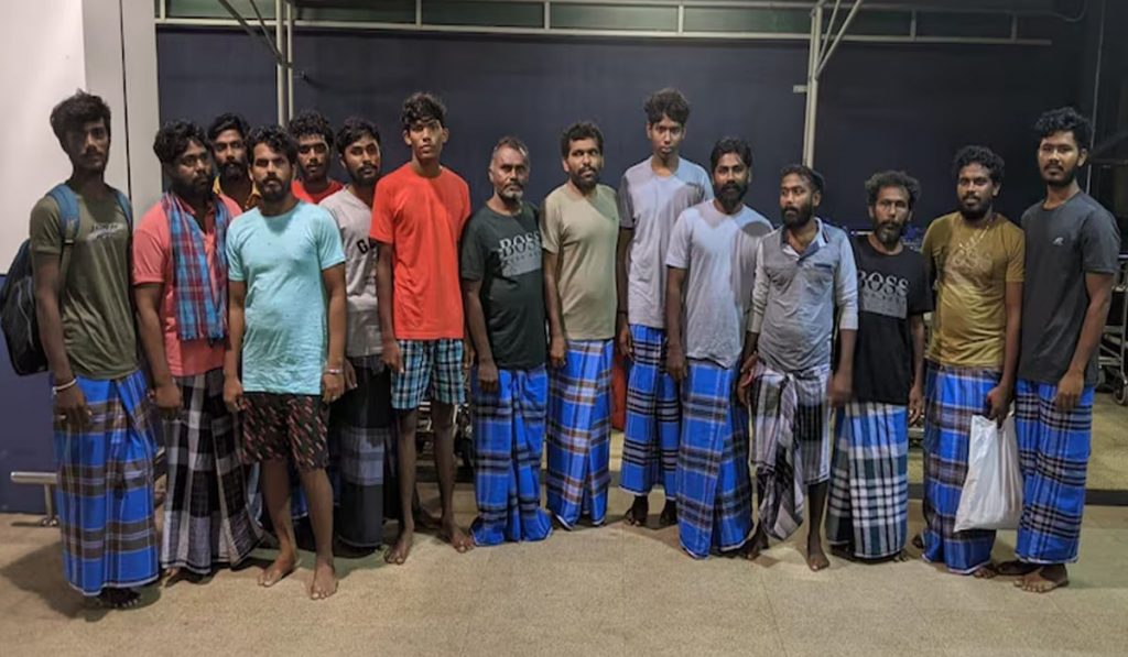 Sri Lanka Released Indian Fishermen
