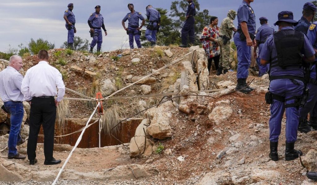 Landslide in Gold Mine