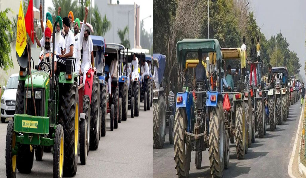 Tractor March by Farmers