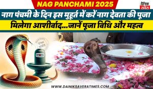 Nag Panchami 2025 : नाग पंचमी के दिन इस मुहूर्त में करें नाग देवता की पूजा, मिलेगा आशीर्वाद…जानें पूजा विधि और महत्व