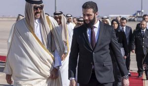 Syria के अंतरिम राष्ट्रपति अपनी पहली विदेश यात्रा पर पहुंचे सऊदी अरब