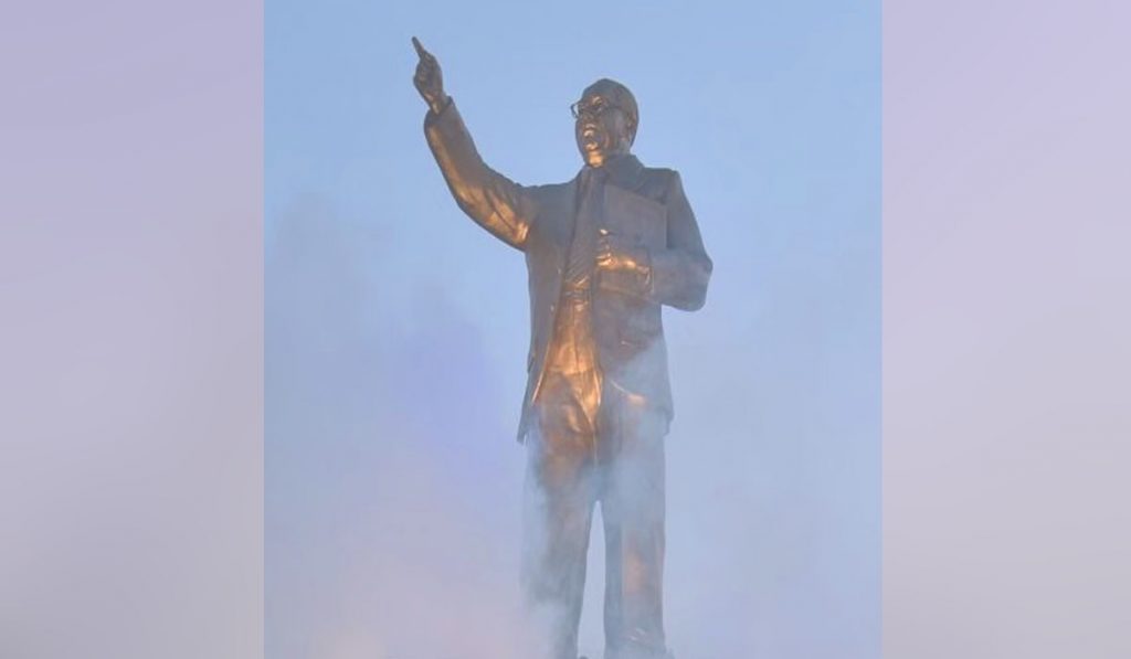 Dr Ambedkar Statue Vandalised