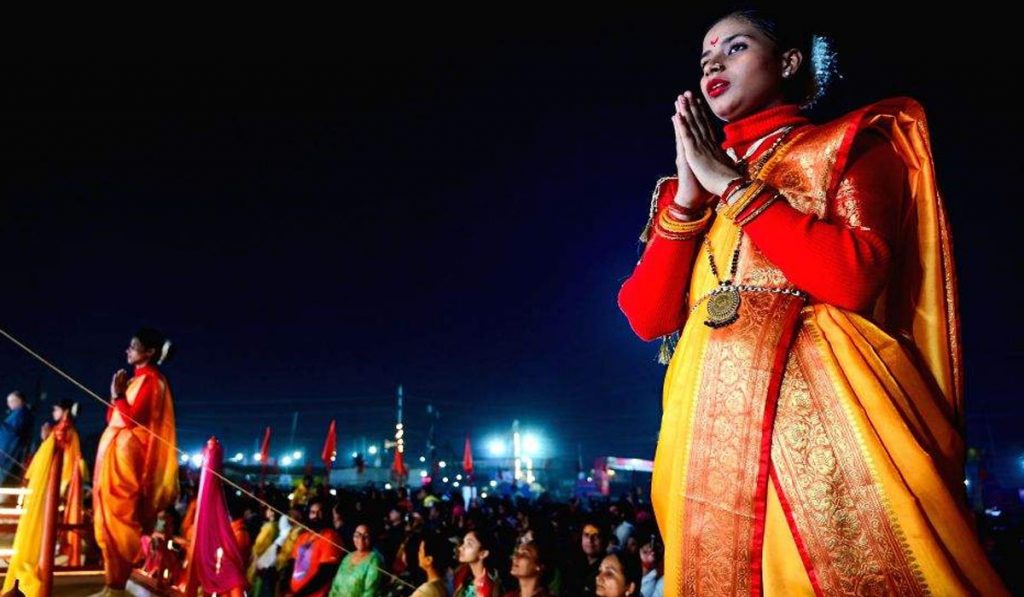 Ganga Aarti in Mahakumbh