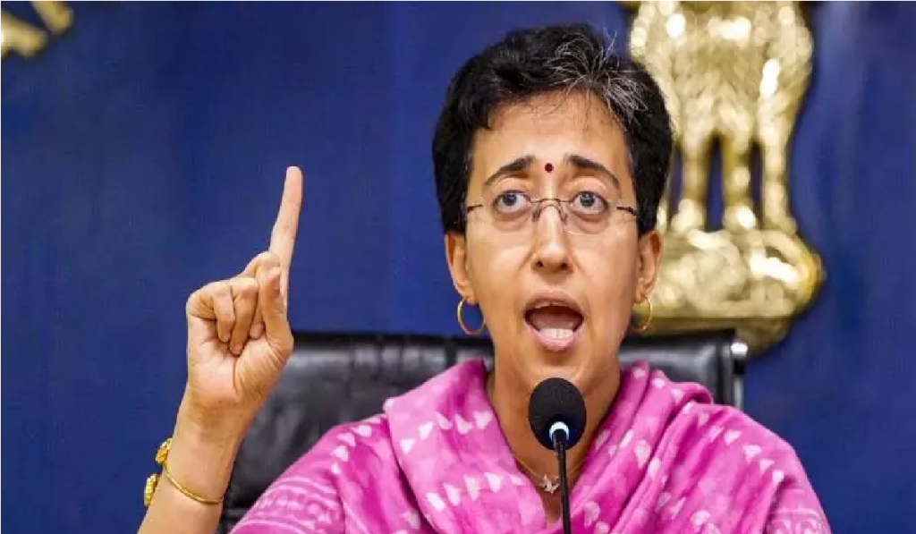 Atishi raised a question