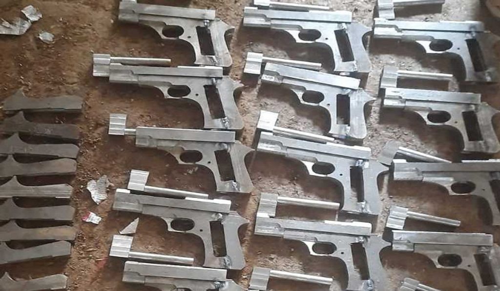 Illegal gun factory recovered