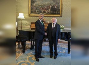 S. Jaishankar ने की आयरलैंड के राष्ट्रपति Michael D. Higgins से मुलाकात