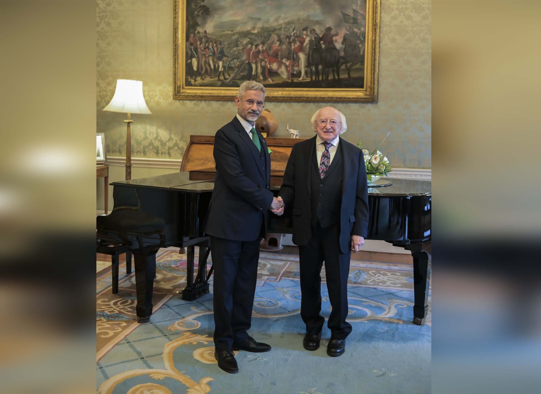 S. Jaishankar ने की आयरलैंड के राष्ट्रपति Michael D. Higgins से मुलाकात