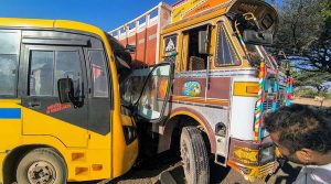 Jodhpur Accident: जोधपुर-जैसलमेर हाईवे पर सड़क हादसा, स्कूल बस और ट्रक की टक्कर, 8 बच्चे घायल