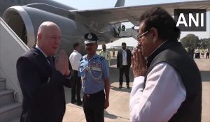 Video : भारत पहुंचे New Zealand के PM Luxon, केंद्रीय मंत्री SP Baghel ने किया भव्य स्वागत