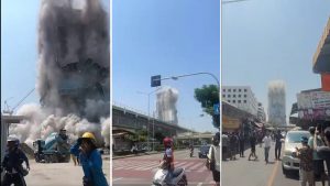 Earthquake : म्यांमार और बैंकॉक में भूकंप से मचा हाहाकार, सेकेंड्स में धराशायी हुई बहुमंजिला इमारत, कइयों की मौत, इमरजेंसी घोषित