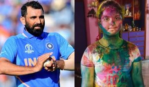 मौलवी ने शमी की बेटी के होली खेलने को बताया अवैध, कहा- यह शरीयत के खिलाफ