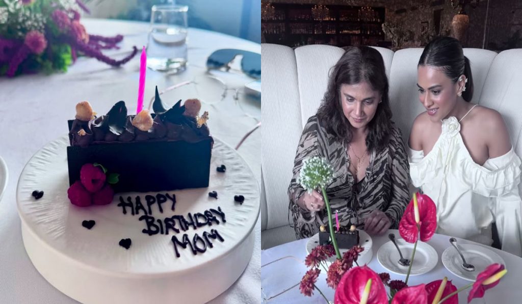 Nia Sharma's Mother Birthday