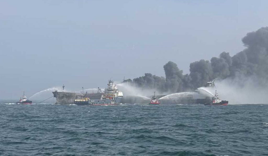 Ships Collided in North Sea