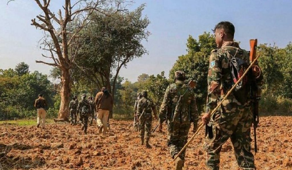 Encounter with security forces on Chhattisgarh