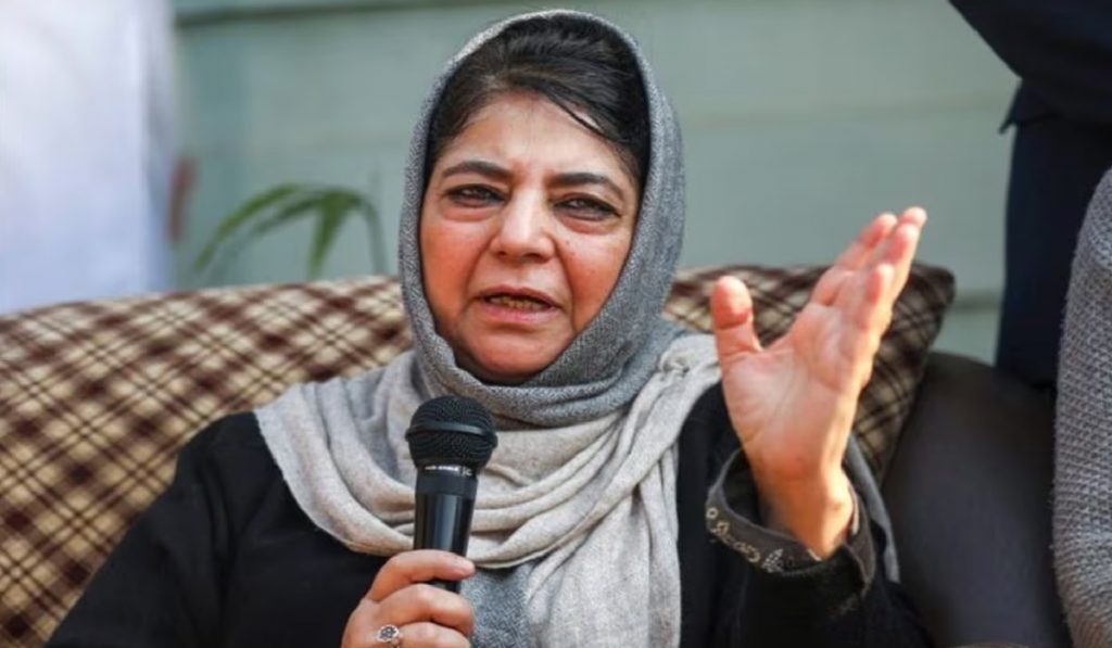 Mehbooba Mufti urges Shah to ensure safety