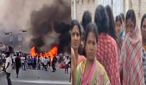 Murshidabad Violence : आतंक का मंजर, आंखों में दहशत, साहिबगंज पहुंचे पीड़ित परिवार