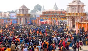रामनवमी के अवसर पर मंदिरों में श्रद्धालुओं का लगा तांता, गूंज रहे जय श्रीराम के जयकारे