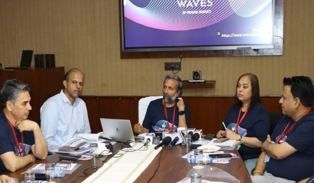 Prasar Bharati hosts press meet on Waves OTT